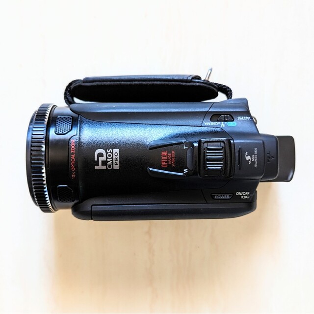 キャノン iVIS HF G10 ビデオカメラ 大容量バッテリー 三脚マウント付-