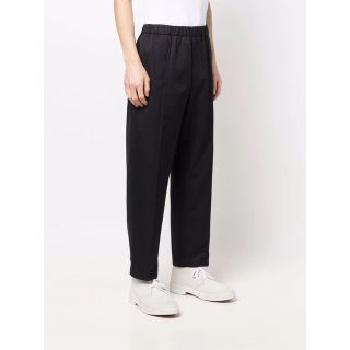 ジルサンダー(Jil Sander)のJil Sander ウールギャバジン イージー スラックス クロップド パンツ(スラックス)