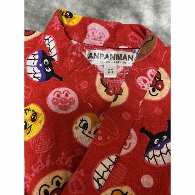 アンパンマン　甚平 キッズ/ベビー/マタニティのキッズ服女の子用(90cm~)(甚平/浴衣)の商品写真