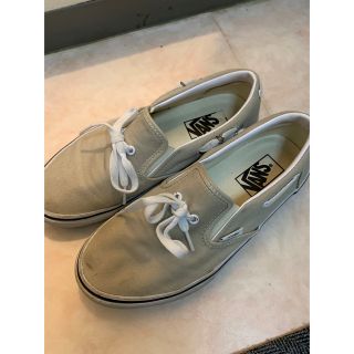 ヴァンズ(VANS)の美品★ VANS レディース　24.5 グレー　スニーカー(スニーカー)