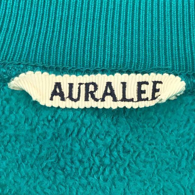 【美品】 AURALEE / オーラリー | 2022AW HIGH COUNT HEAVY SWEAT P/O #TEAL GREEN  [A22AP02HU] スーピマコットン リバースウィーブ スウェット プルオーバー トレーナー | 4 | ティールグリーン | メンズ