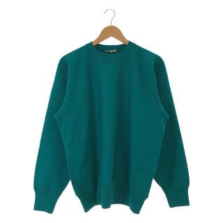 オーラリー(AURALEE)の【美品】  AURALEE / オーラリー | 2022AW HIGH COUNT HEAVY SWEAT P/O #TEAL GREEN [A22AP02HU]  スーピマコットン リバースウィーブ スウェット プルオーバー トレーナー | 4 | ティールグリーン | メンズ(スウェット)