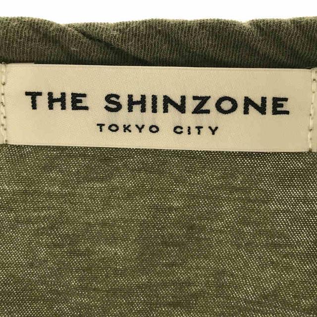 Shinzone(シンゾーン)のShinzone / シンゾーン | 2022SS HIGH TWIST COTTON CD ハイツイスト コットン カーディガン | F | カーキ | レディース レディースのトップス(カーディガン)の商品写真