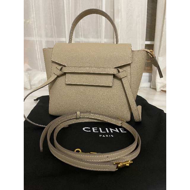 高評価! celine - 新品未使用❤︎セリーヌ ナノ ベルトバッグ