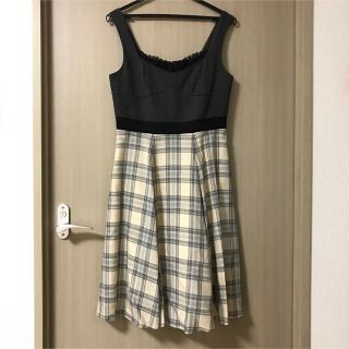 ジルスチュアート(JILLSTUART)の【最終価格！】JILLSTUART ジルスチュアート ワンピース チェック(ひざ丈ワンピース)