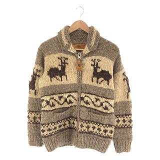 CANADIAN SWEATER / カナディアンセーター | FULL ZIP SWEATER フルジップ カウチン  ニット セーター カーディガン ジャケット | 36 | ベージュ | メンズ(ニット/セーター)