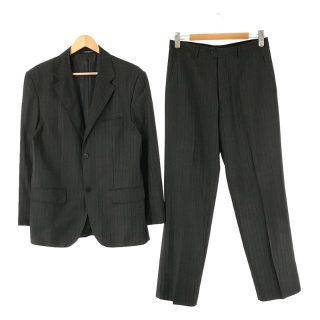 Ermenegildo Zegna / エルメネジルドゼニア | Sport ウール ストライプ ノッチドラペル サイドベンツ 2B テーラード ジャケット スラックス セットアップ スーツ フォーマル ビジネス | 48 | グレー | メンズ(その他)