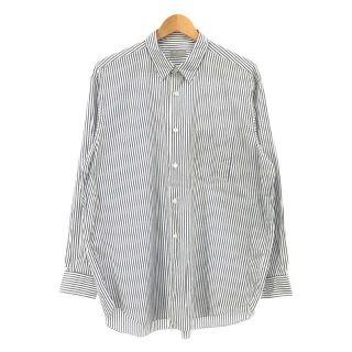 COMME des GARCONS HOMME / コムデギャルソンオム | 90s 銀タグ ストライプ オーバーサイズ シャツ | ホワイト / ブルー | メンズ(Tシャツ/カットソー(七分/長袖))