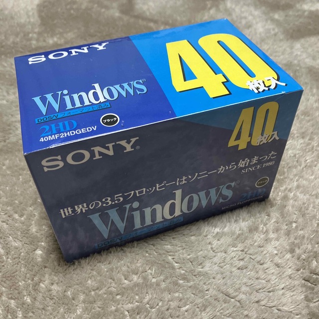 SONY 3.5インチ 2HD フロッピーディスク 40枚 40MF2HDGED