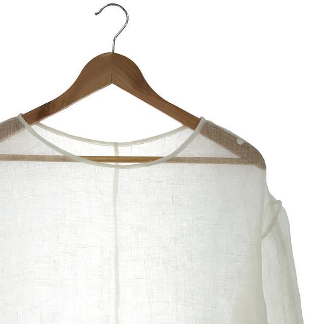 新品】 エリコカトリ / ERiKOKATORi | linen gawze see-through L/S-T