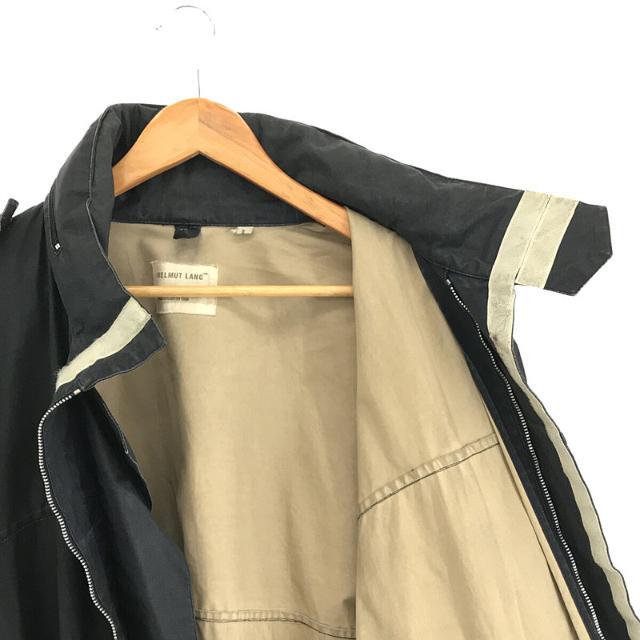 HELMUT LANG(ヘルムートラング)のHELMUT LANG / ヘルムートラング | 1998 | 90s ヴィンテージ 初期 / 顔料コーティング パッカブル ミリタリージャケット | M | ネイビー | メンズ メンズのジャケット/アウター(その他)の商品写真