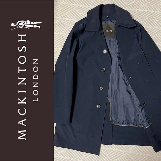 MACKINTOSH - マッキントッシュ ステンカラーコート ダークネイビー ...