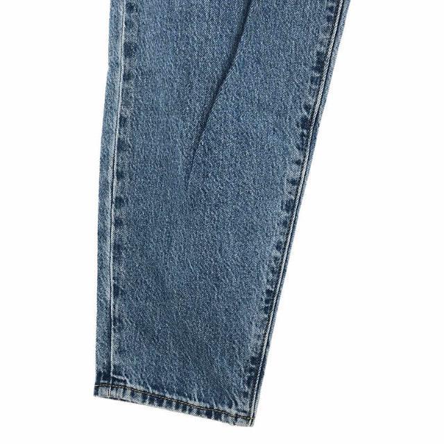 Levi's / リーバイス | PREMIUM HIGH LOOSE TAPER レザーパッチ テーパード デニム パンツ | 26 | インディゴ | レディース