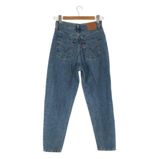 Levi's / リーバイス | PREMIUM HIGH LOOSE TAPER レザーパッチ テーパード デニム パンツ | 26 | インディゴ | レディース