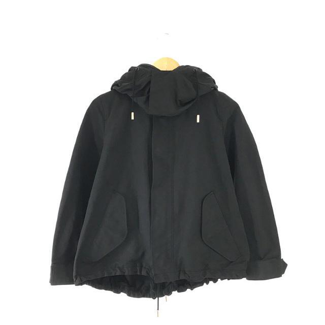 THE RERACS / ザリラクス | M65 SHORT MODS COAT フード取外し可 ショート モッズ コート ジャケット | 36 | ブラック | レディース