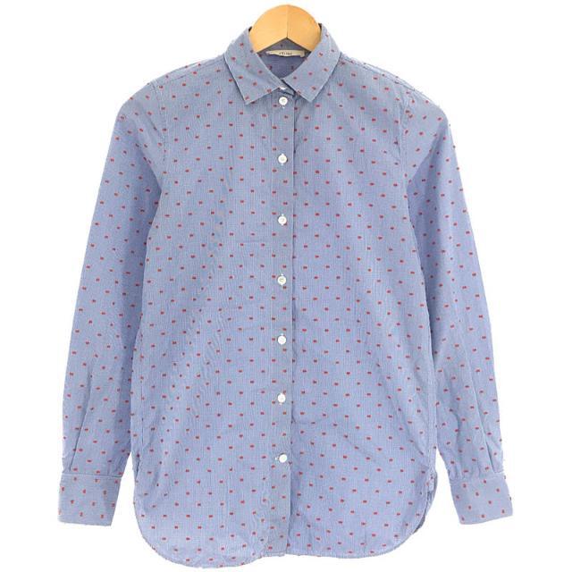 【 完売品☆37希少サイズ！！】セリーヌ POPELINE DOTS SHIRT