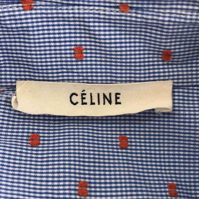 CELINE　フィービー期ドット柄ブラウス