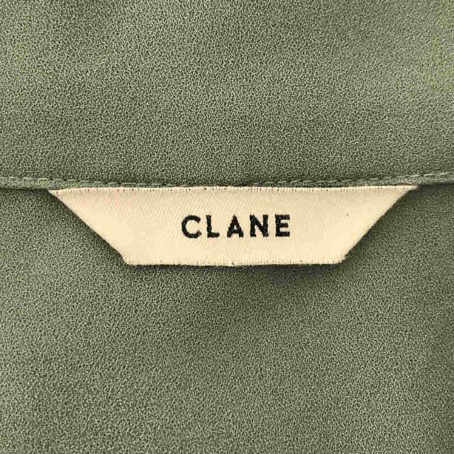 CLANE(クラネ)のCLANE / クラネ | PYTHON OVER SHIRT ONE PIECE オーバーシャツワンピース | 1 | ミントグリーン | レディース レディースのワンピース(ロングワンピース/マキシワンピース)の商品写真