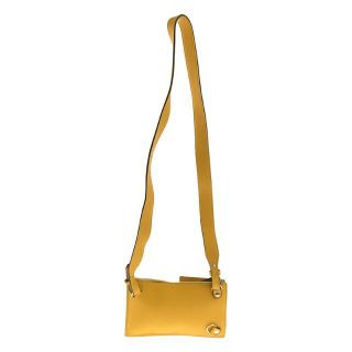 フェンディ(FENDI)の【美品】  FENDI / フェンディ | flat baguette phone holder　フラットバゲット ショルダーバッグ | イエロー | レディース(ショルダーバッグ)