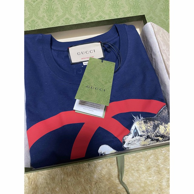Gucci(グッチ)のGUCCI  日本限定 ヒグチユウコ キャット プリント Tシャツ レディースのトップス(Tシャツ(半袖/袖なし))の商品写真