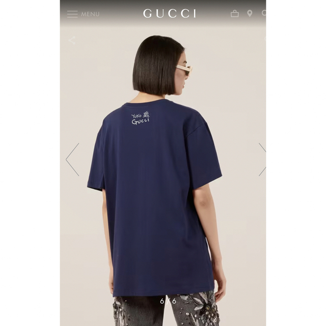 Gucci(グッチ)のGUCCI  日本限定 ヒグチユウコ キャット プリント Tシャツ レディースのトップス(Tシャツ(半袖/袖なし))の商品写真