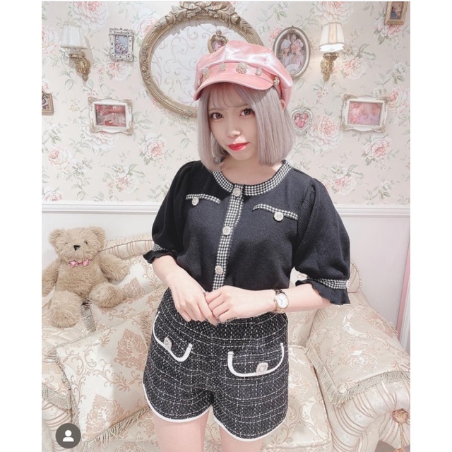 Swankiss - swankiss tweed bijou SP/T ショートパンツ ツイード