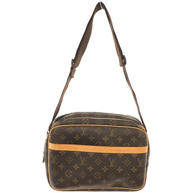 【美品】  Louis Vuitton / ルイヴィトン | M45254 フランス製 リポーター PM モノグラム レザー ショルダー バッグ | ‐ | ブラウン | メンズ