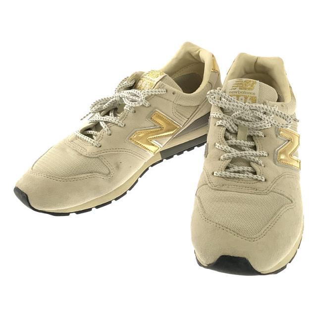 New Balance(ニューバランス)の【美品】  New Balance / ニューバランス | CM996 直営店限定カラー ローカット スニーカー | 27.5 | OFF WHITE/GOLD | メンズ メンズの靴/シューズ(スニーカー)の商品写真