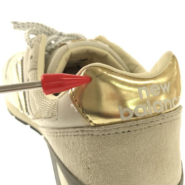 New Balance(ニューバランス)の【美品】  New Balance / ニューバランス | CM996 直営店限定カラー ローカット スニーカー | 27.5 | OFF WHITE/GOLD | メンズ メンズの靴/シューズ(スニーカー)の商品写真
