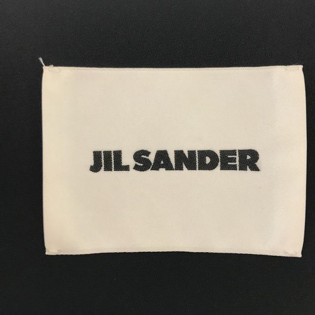 Jil Sander(ジルサンダー)のJIL SANDER / ジルサンダー | 2021SS | ベアトップ アシンメトリー ドレス | 34 | ブラック | レディース レディースのワンピース(ミニワンピース)の商品写真