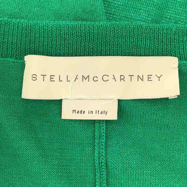 Stella McCartney(ステラマッカートニー)の【美品】  STELLA McCARTNEY / ステラマッカートニー | Vネック バックスリット ニット セーター | 34 | グリーン | レディース レディースのトップス(ニット/セーター)の商品写真