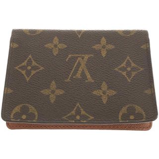 ルイヴィトン(LOUIS VUITTON)のLouis Vuitton / ルイヴィトン | M60533 モノグラム レザー ポルト 2 カルト ヴェルティカル パスケース | ブラウン | レディース(名刺入れ/定期入れ)