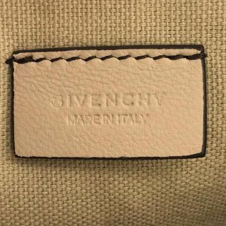 【新品】 GIVENCHY / ジバンシィ | イタリア製ロゴプレート パイソン レザー クラッチバック セカンド ユニセックス | ‐ | ブラウン  | メンズ