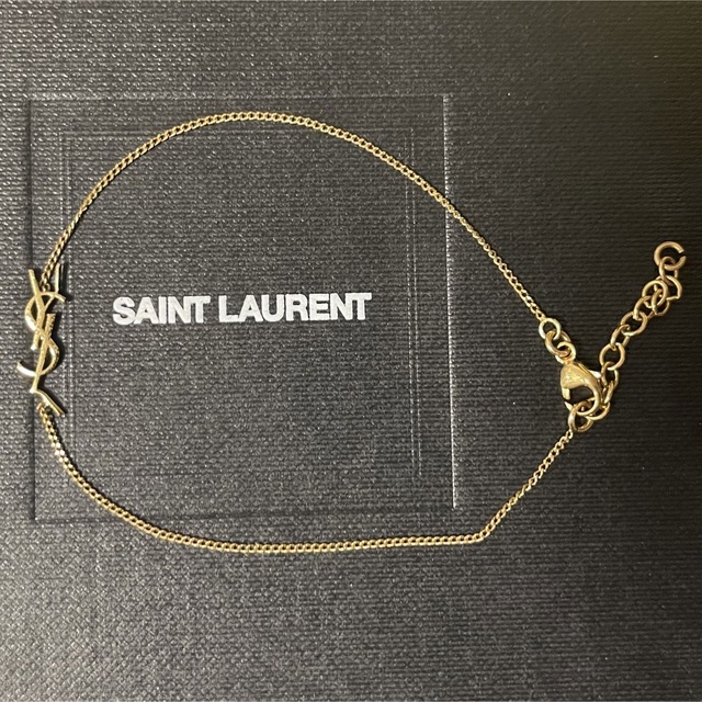 YSL モノグラムチャームブレスレット