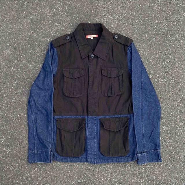 メンズ ビンテージ デニム ジャケット ショート丈 diesel y2k 代引き