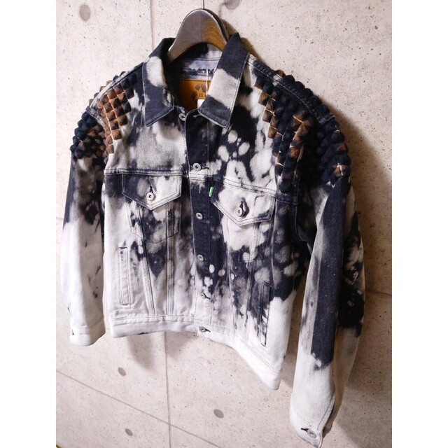 doublet(ダブレット)のダブレット シリアルNo.1 RECYCLE PUNK DENIM JACKET レディースのジャケット/アウター(Gジャン/デニムジャケット)の商品写真