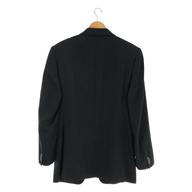 GIORGIO ARMANI / ジョルジオアルマーニ | イタリア製 BORGO 21 ウール シルク ピンストライプ ノッチドラペル 3B テーラード ジャケット | 48 | ネイビー | メンズ