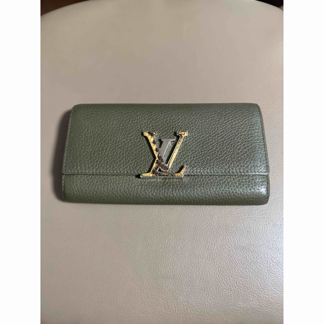 最新入荷 長財布 カプシーヌ ルイヴィトン - VUITTON LOUIS パイソン