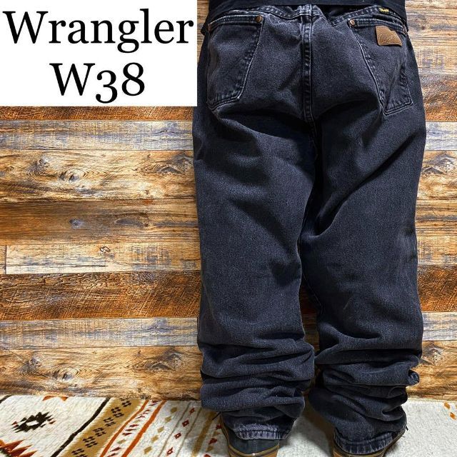 【Y2152】 デニムジーンズ ブラック黒 ラングラーWrangler