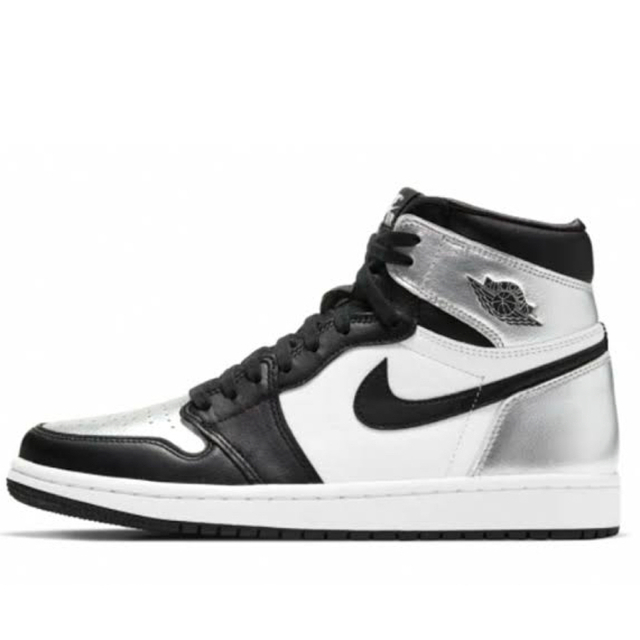 NIKE WMNS AIR JORDAN1 HIGH OG SILVER TOE