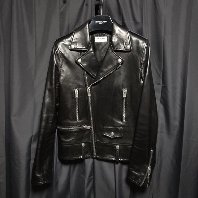 リアル LAURENT SAINT - Laurent Saint 15SS ラムレザーライダース
