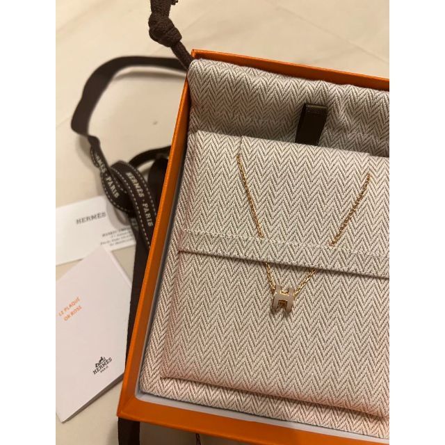 海外 正規品】 Hermes - エルメス ポップH ローズゴールド×マロン