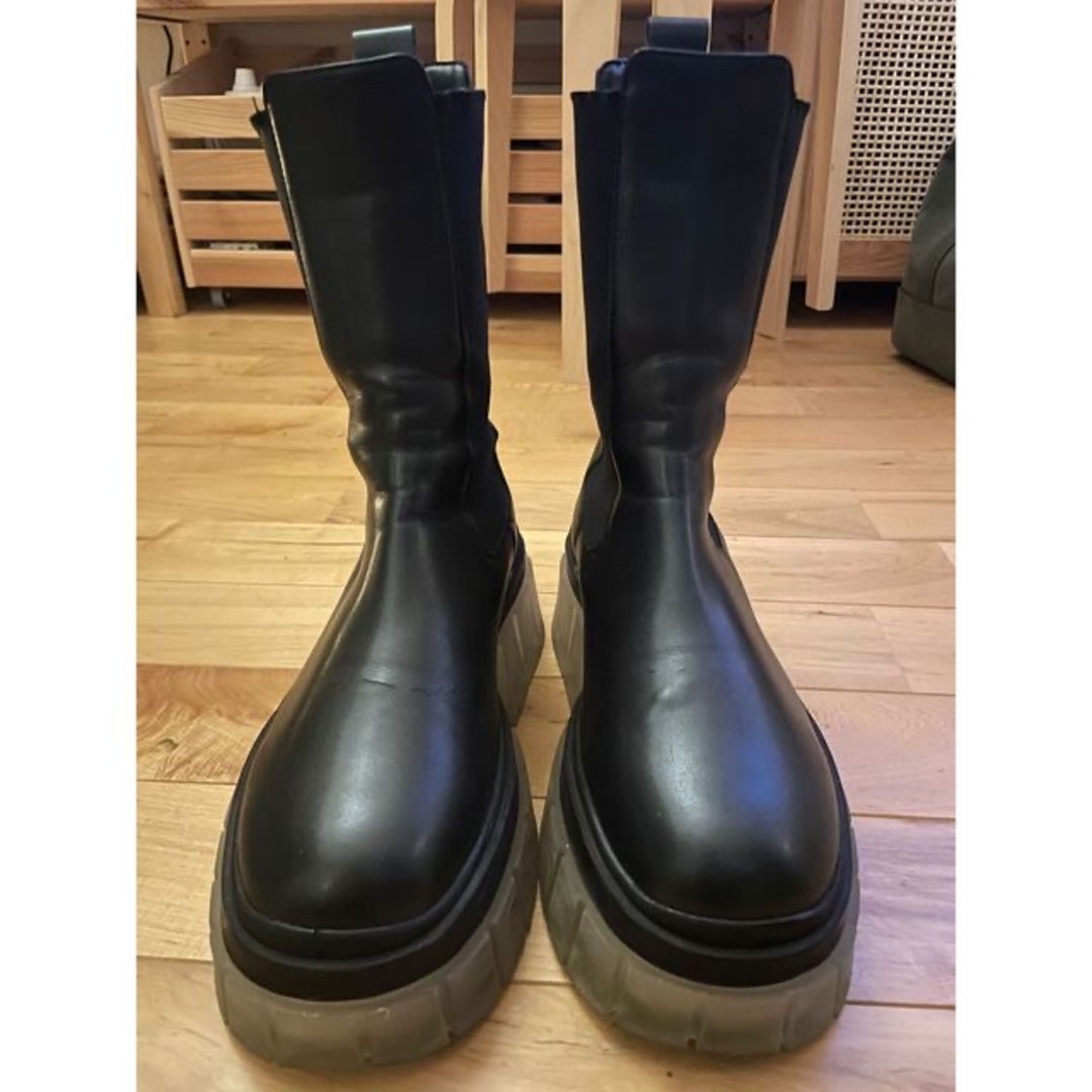 Bershka セミクリアソール&サイドゴアアンクルブーツ　SIZE 40