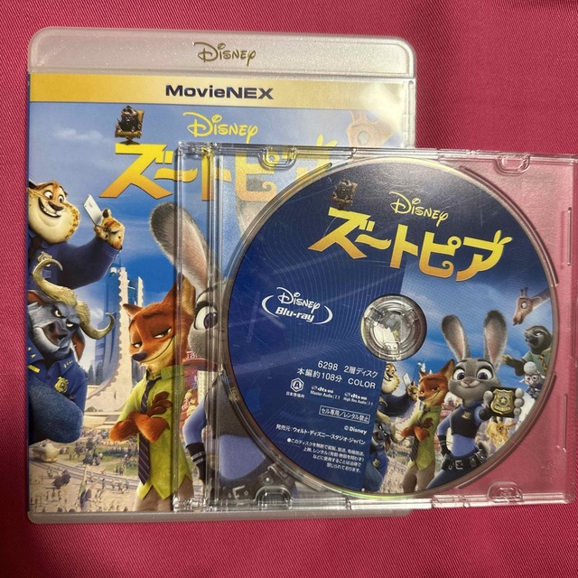 Disney(ディズニー)のズートピア　Blu-ray エンタメ/ホビーのDVD/ブルーレイ(キッズ/ファミリー)の商品写真