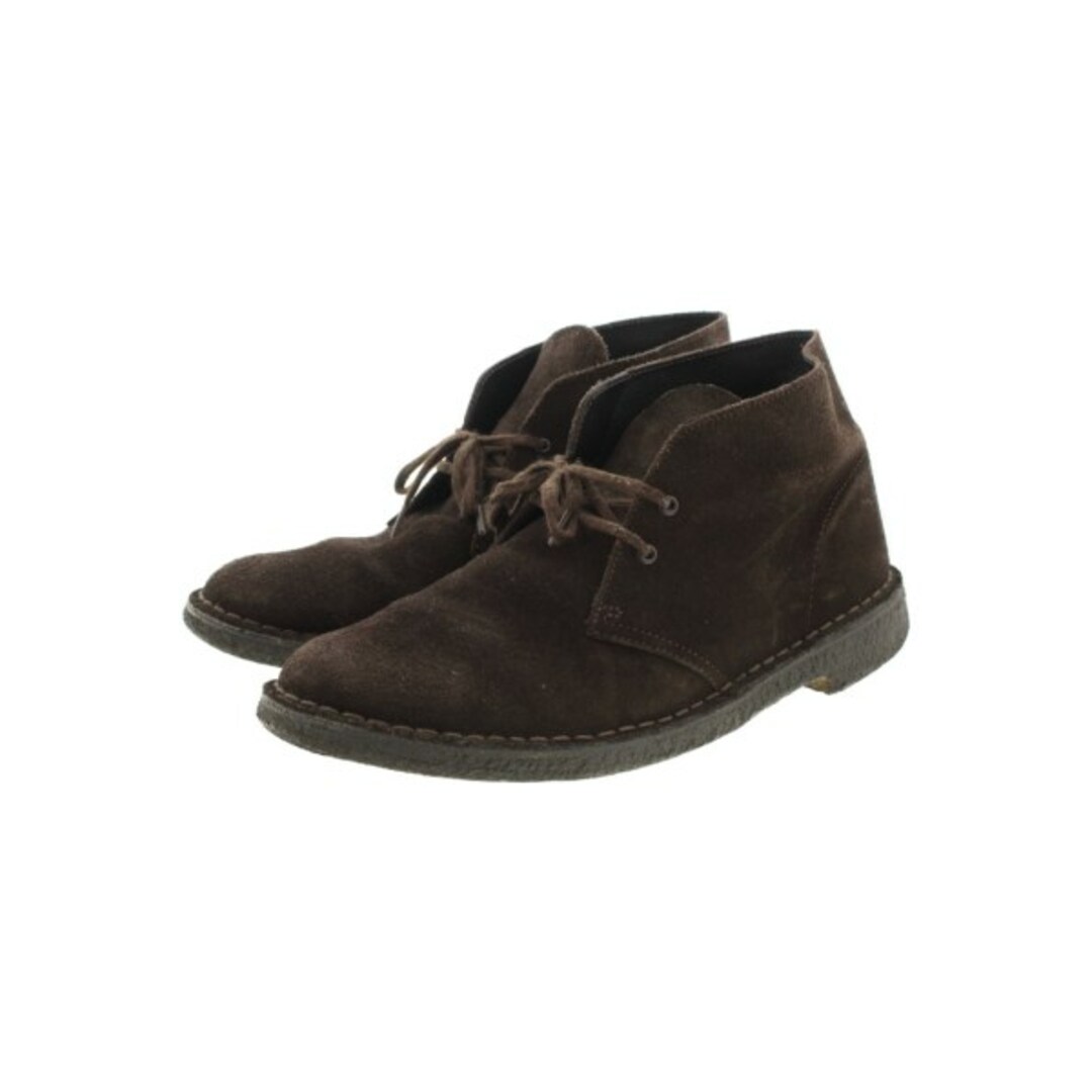 clarks クラークス ブーツ 9(27cm位) こげ茶系