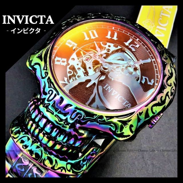 圧倒的ビジュアル★自動巻き★スカル INVICTA Artist 33967