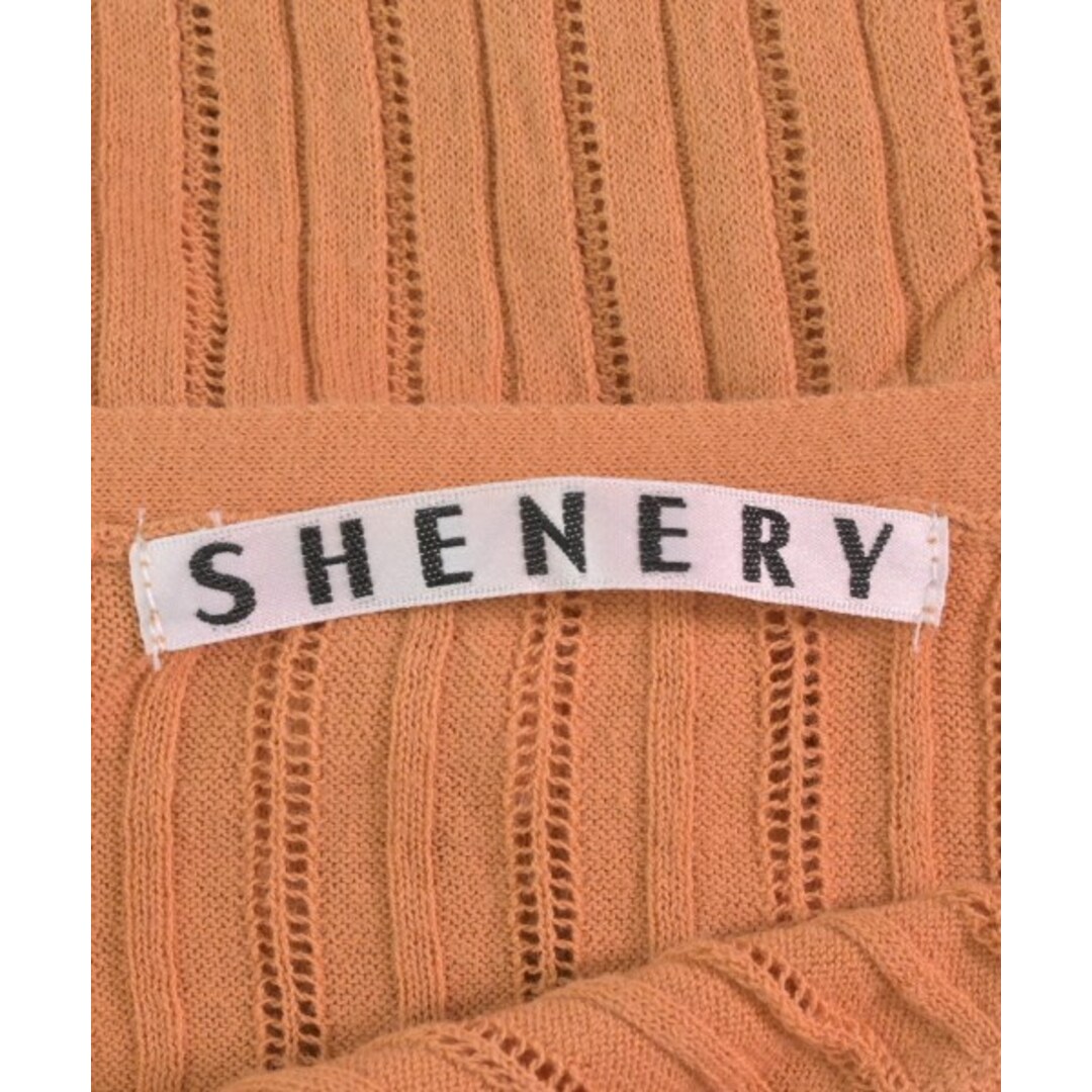 SHENERY シーナリー ワンピース F オレンジ 【古着】【中古】 レディースのワンピース(ひざ丈ワンピース)の商品写真