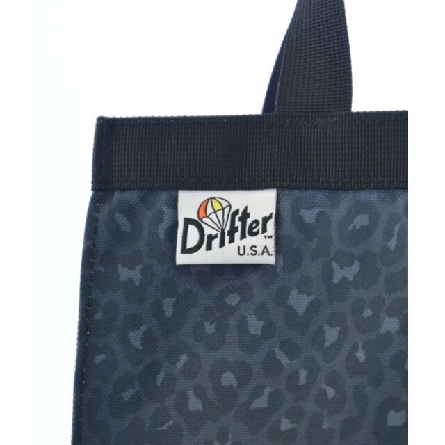 Drifter(ドリフター)のDrifter ドリフター トートバッグ - 紺系xグレー系(総柄) 【古着】【中古】 レディースのバッグ(トートバッグ)の商品写真