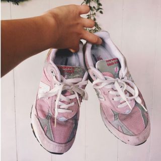 ロキエ(Lochie)のNew balance993 アメリカ製pink ribbon sneaker(スニーカー)