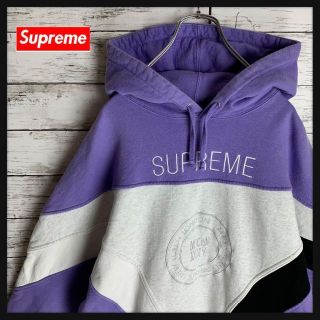 シュプリーム(Supreme)の【即完売モデル】シュプリーム☆パーカー 刺繍ロゴ 肉厚 入手困難 ミラノ(パーカー)